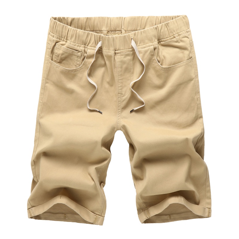 男士裤子休闲裤男春季运动休闲弹力松紧腰直筒男裤夏季薄款