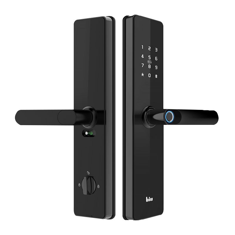 [三年质保,全国免费安装 ]苏宁小Biu智能门锁电子锁指纹锁密码锁家用防盗锁刷卡智能门锁Lite