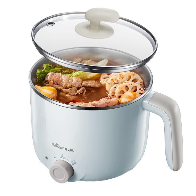 小熊(Bear)多功能电热锅电火锅学生宿舍电煮锅煮面迷你小电锅DRG-C12R5