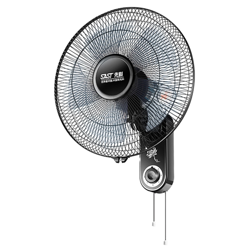 16寸先科壁扇挂壁式电风扇摇头家用餐厅挂墙壁摇头宿舍风扇工业大电扇(遥控款)bd