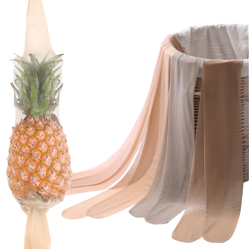 浪莎3条丝袜女薄款防勾丝超薄黑肉色大码打底长筒网红菠萝连裤袜