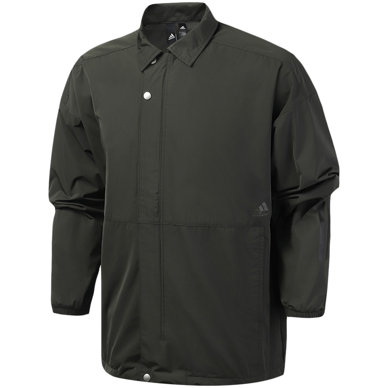 【自营】阿迪达斯男服外套翻领教练夹克休闲运动服ED1927