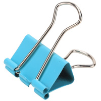 Deli 得力 8551ES 彩色50mm长尾夹/长尾票夹 12只/筒