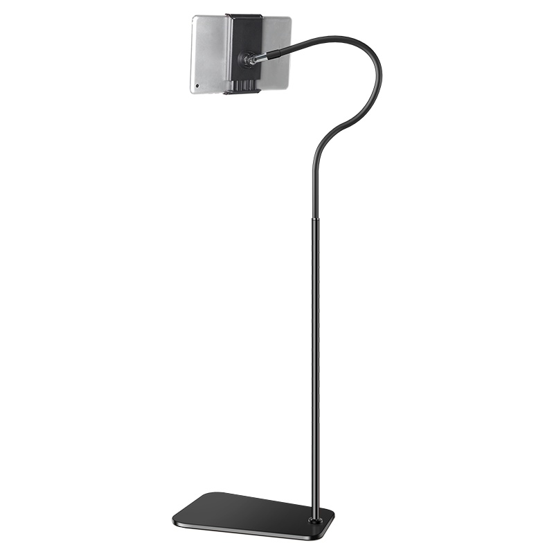 好意诗D22懒人落地支架抖音遥控[136cm碳素钢加重版]珍珠白-11寸内手机/平板通用