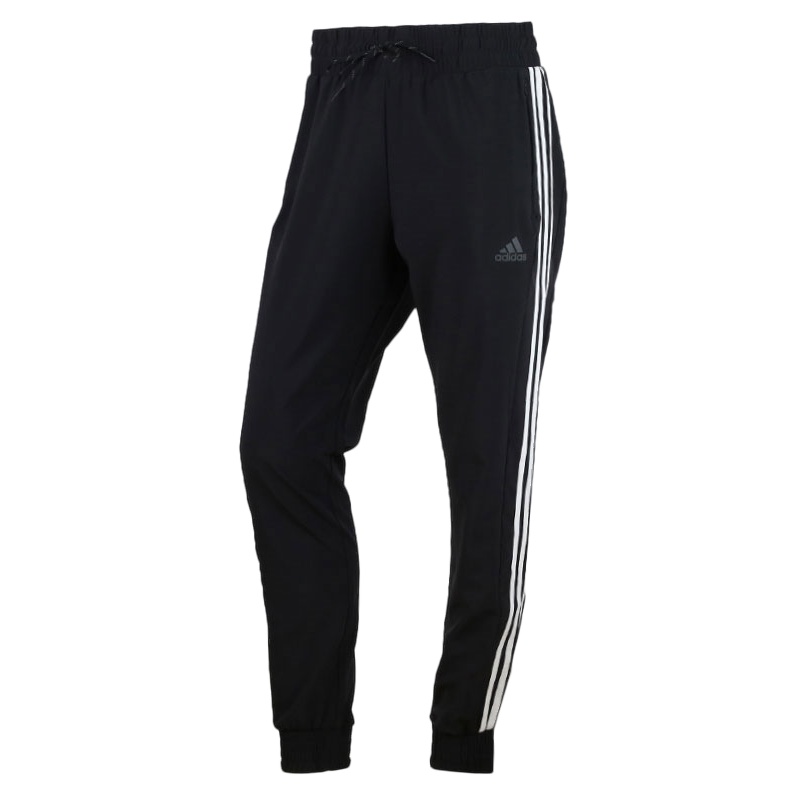 阿迪达斯女裤休闲裤子2020新款训练束脚收口运动裤跑步长裤FT0642