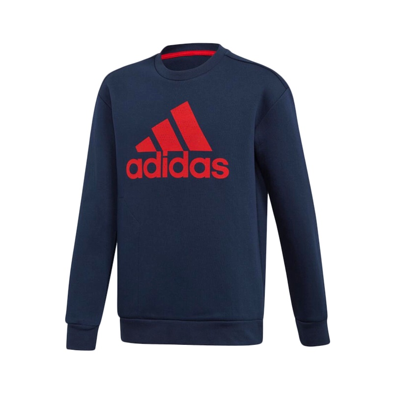 阿迪达斯童装男童2020新款中大童学生卫衣儿童运动上衣FM4433