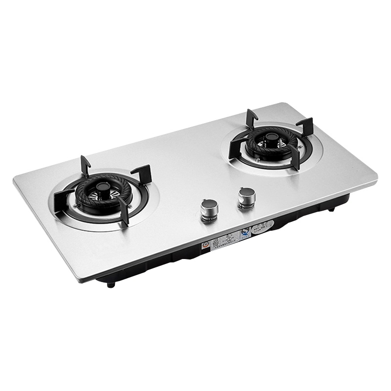 巧妙(QIAOMIAO)燃气灶煤气灶双灶嵌入式台式台嵌两用不锈钢4.2kw大火炉灶具灶煤气炉Q311B液化气+自行安装
