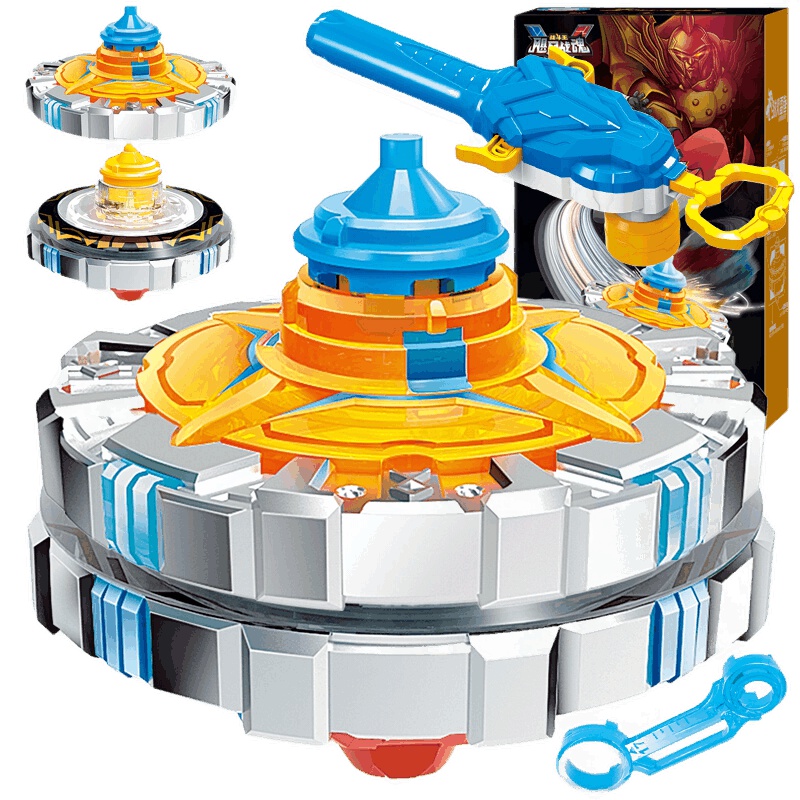 奥迪双钻飓风战魂陀螺合体加速版战神之翼烈破炎龙可改装陀螺对战玩具 合体加速版 狱火雷锤