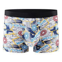 迪奥 男士内裤透气平角裤青年男士透气四角裤头高弹排汗吸湿柔软舒适