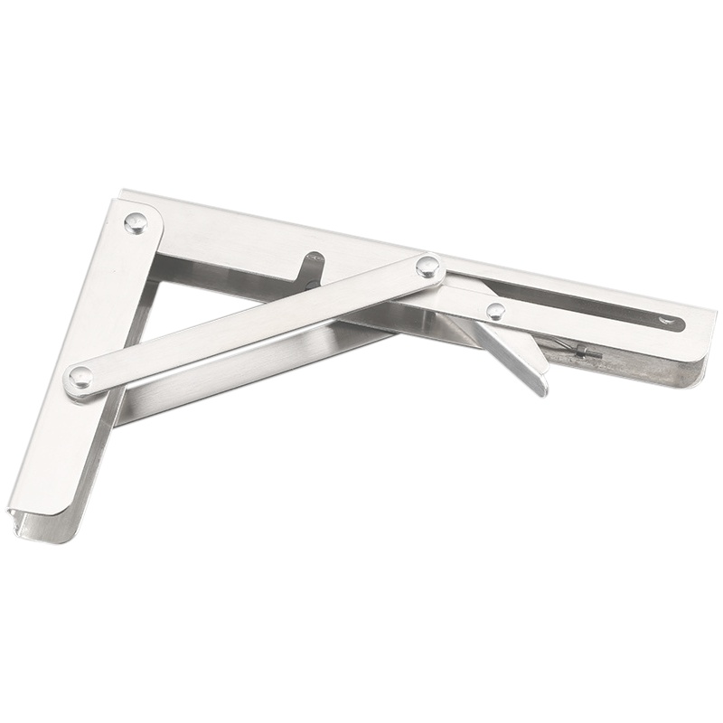 海斯迪克 gnjz-1003 不锈钢折叠支架 三角架支架 九比架层板托托架墙上置物架