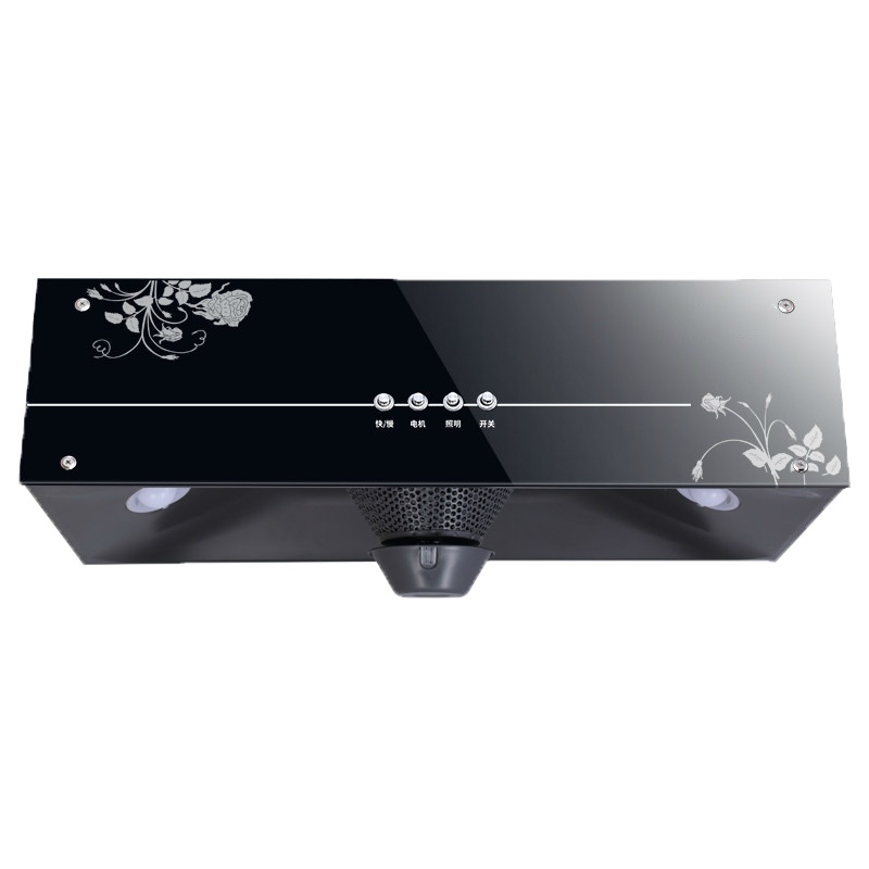 家用油烟机中式厨吸油烟机小型顶吸式脱排抽油烟机自动清洗 耐用全封闭铜线电机1.5米烟管