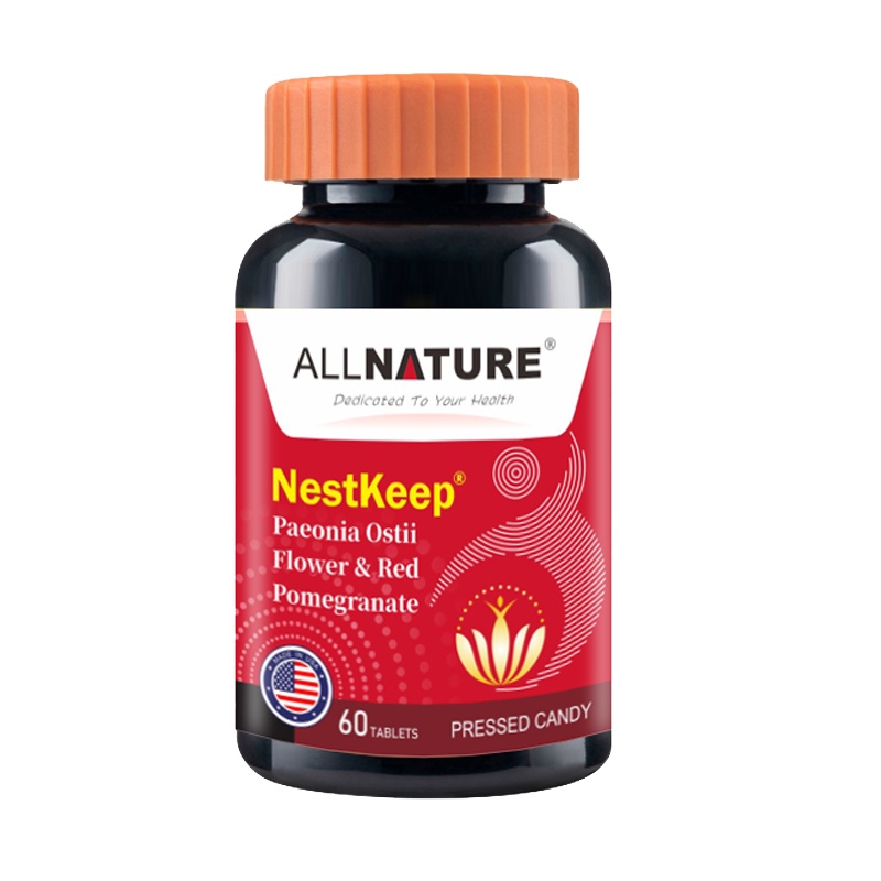 安美奇(AllNATURE)保巢韵多丹凤牡丹花红石榴片60粒/瓶内膜调理美国进口膳食营养补充剂