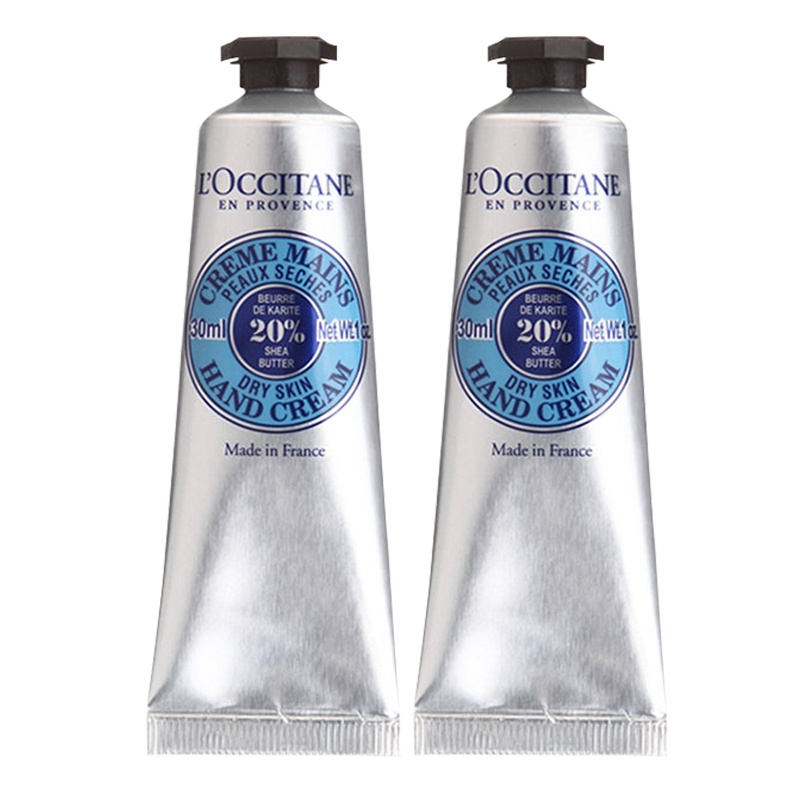 L’OCCITANE欧舒丹 护手霜6件套((乳木果+玫瑰+甜蜜樱花) 保湿补水嫩白 滋润修护防干裂