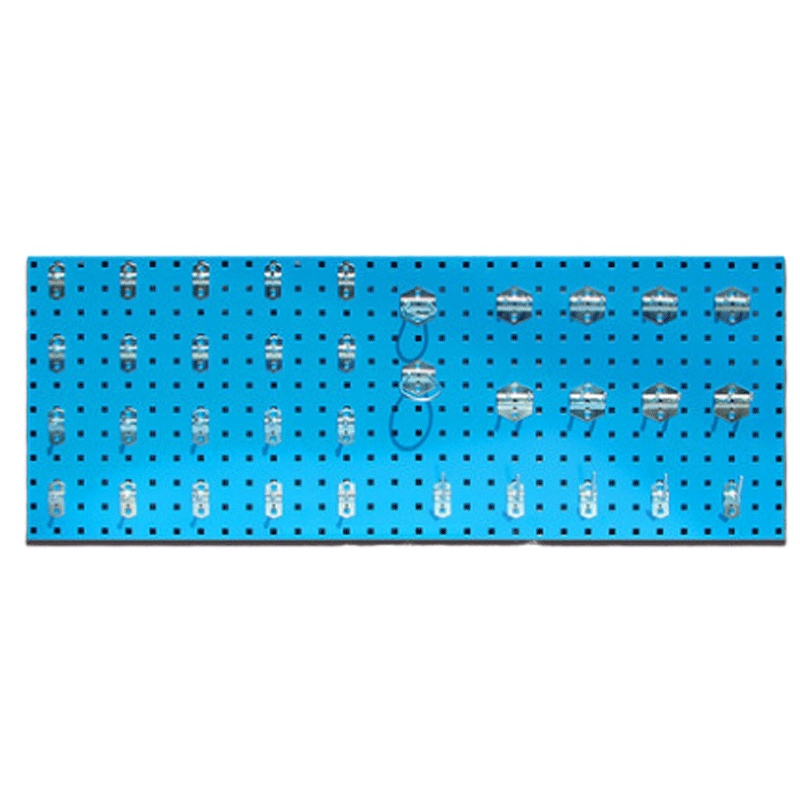 SH 蓝色工具挂板(含挂钩)1300mm*450mm方孔 10mm*10mm 孔距25mm