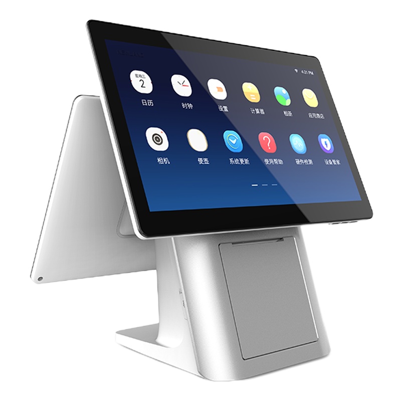 企购优品新大陆 CPOS X5 15.6寸 双屏单触带打印机（含钱箱）