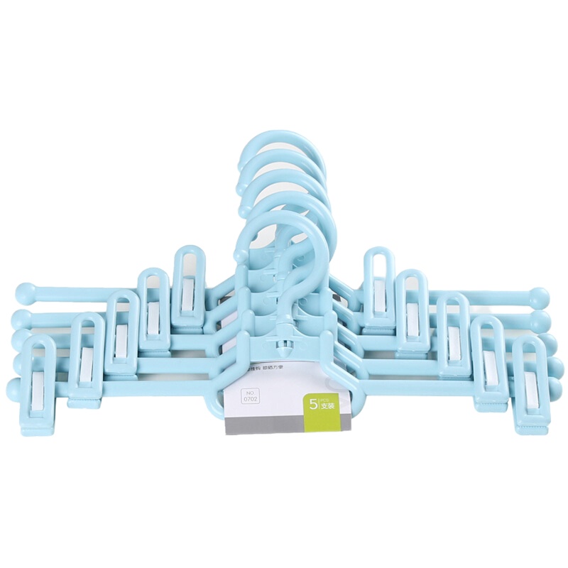 茶花 晾衣裤架10只装 裤裙架晾衣架衣服架子衣服撑子0702