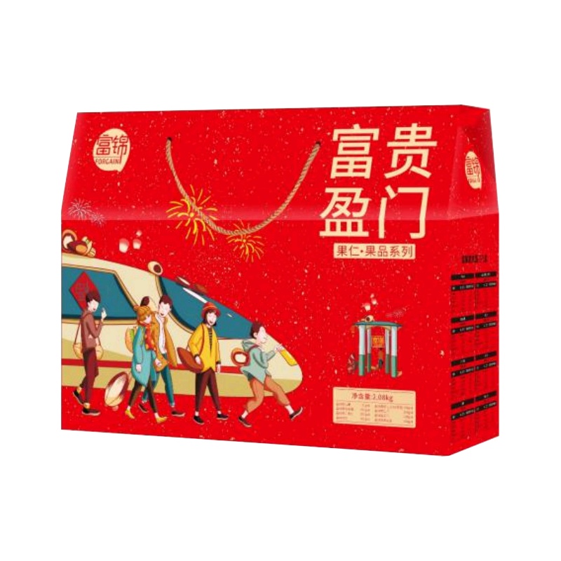 规格[富贵迎门礼盒+ 富贵锦绣礼盒+富锦精选香菇]坚果年货 大礼包精选坚果果仁礼盒装员工 福利公司新年送礼