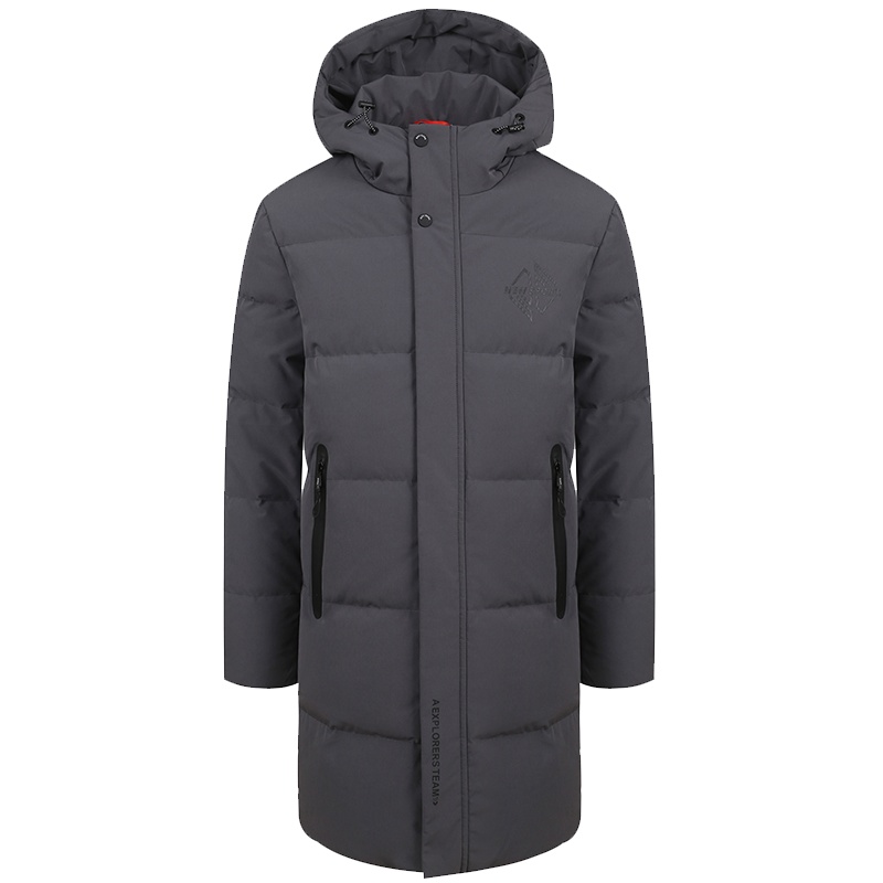 波司登羽绒服男中长款新款青年潮加厚连帽冬季外套