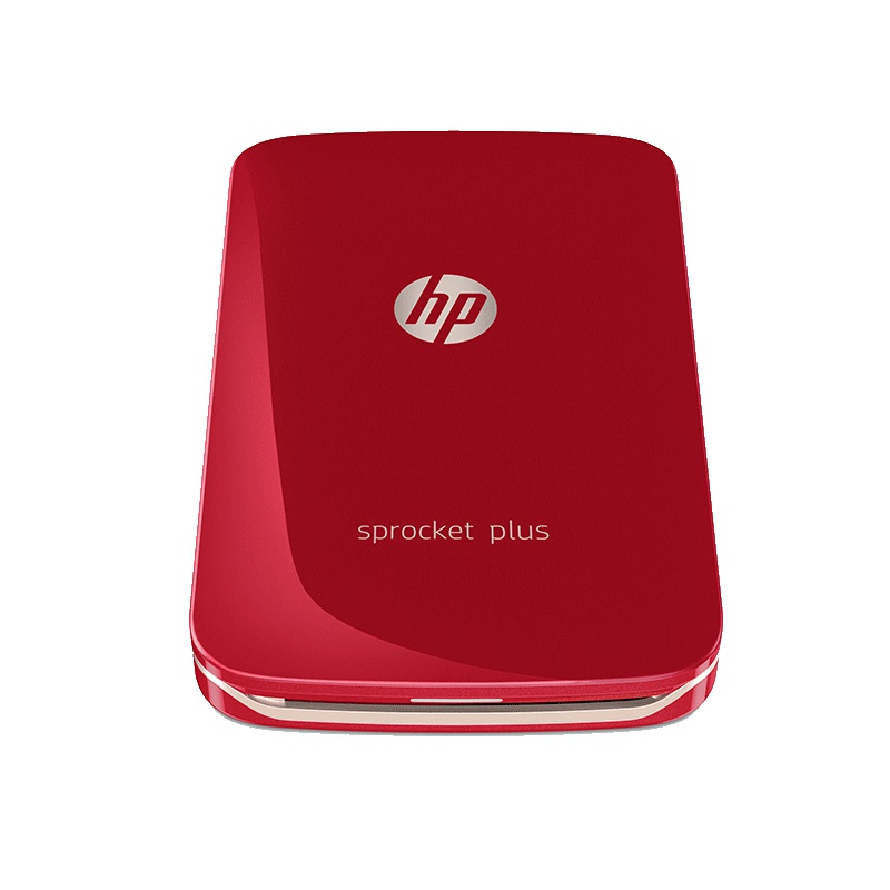 惠普(HP)小印 sprocket PLUS(红) 手机口袋照片打印 家用迷你彩色打印 年会礼品 圣诞节日礼物