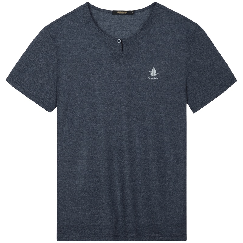 千纸鹤男装2020春夏新款青年圆领短袖T恤男运动休闲半袖上衣20517