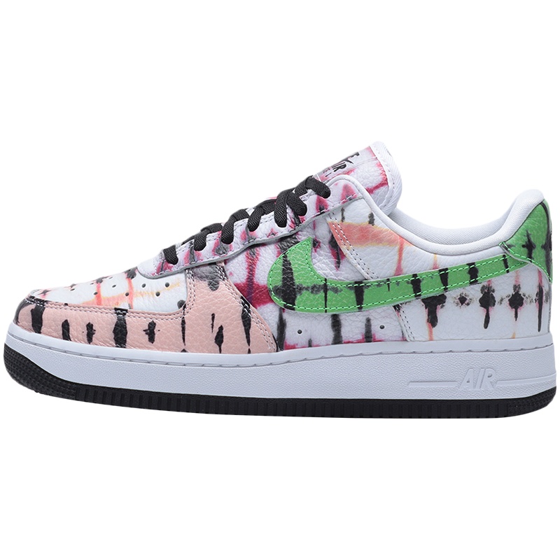 NIKE耐克板鞋AirForce空军一号泼墨扎染运动鞋CW1267