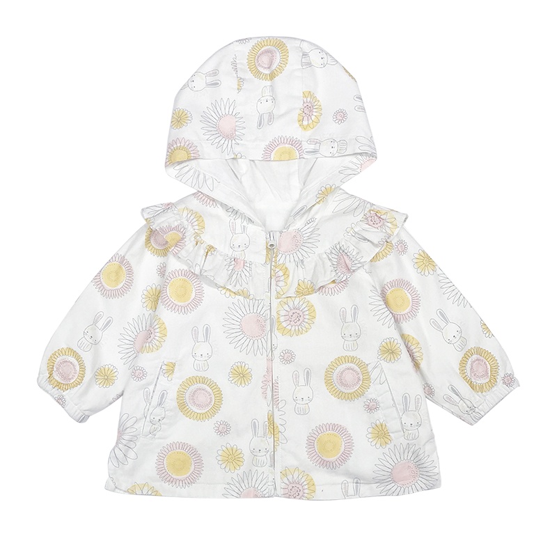 洛克泰迪女童外套春秋时髦儿童外套女宝宝新款平织夹里中小童