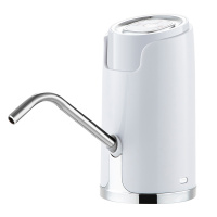 美厨(maxcook)桶装水抽水器 家用饮水器纯净水压水器 充电式无线电动上水器吸水器可定量 白色MCPJ013