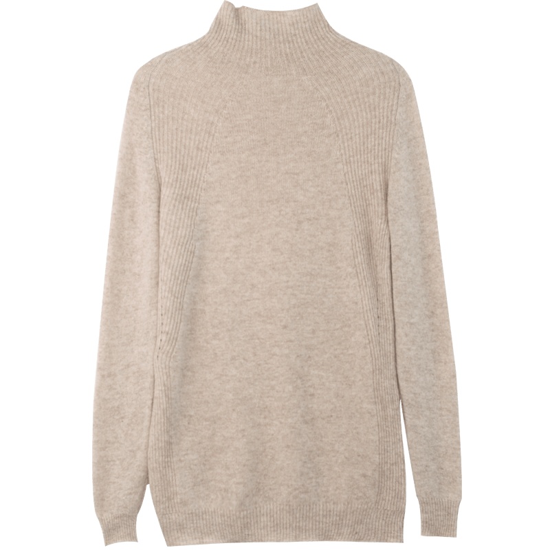 金菊秋冬新款毛衣纯色百搭羊毛衫女