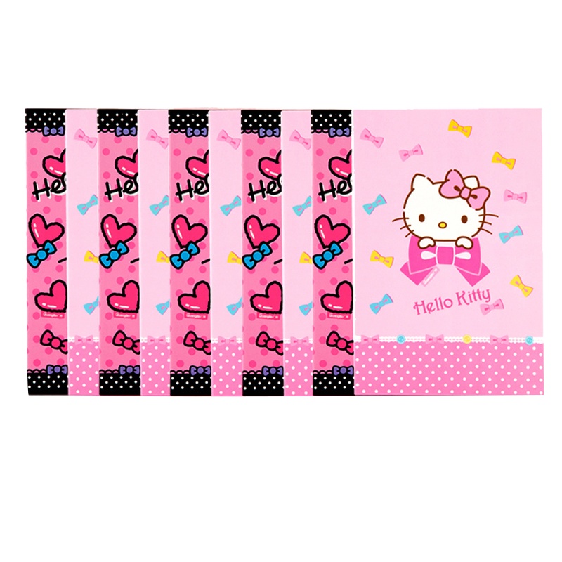 广博(GuangBo)KT81001 hello Kitty记事本5本 25K/30张软抄本 日记本 笔记本子缝线本