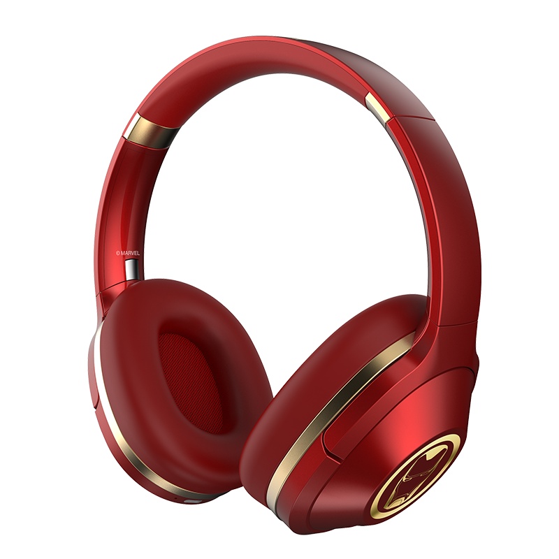 [漫威正版]NC-100XL钢铁侠版珍藏版 蓝牙无线头戴式 主动降噪 苹果/安卓手机适配 红色