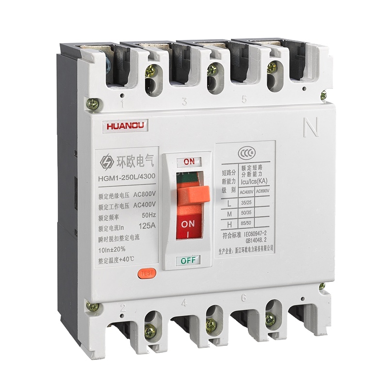 HGM1系列塑料外壳式断路器 HGM1-250L 4300 125A