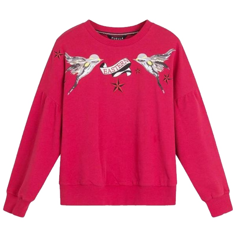 【热卖】圆领套头潮牌卫衣加厚女春装新款学生韩版ulzzang百搭长袖上衣20011346