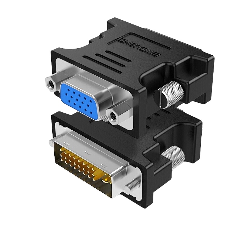 胜为 DVI公转VGA母转接头