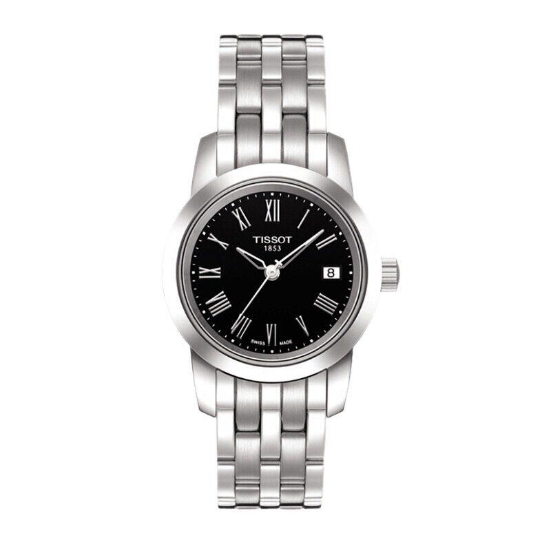 天梭(TISSOT) 瑞士手表 经典系列女表时尚简约休闲 T033.210.11.053.00