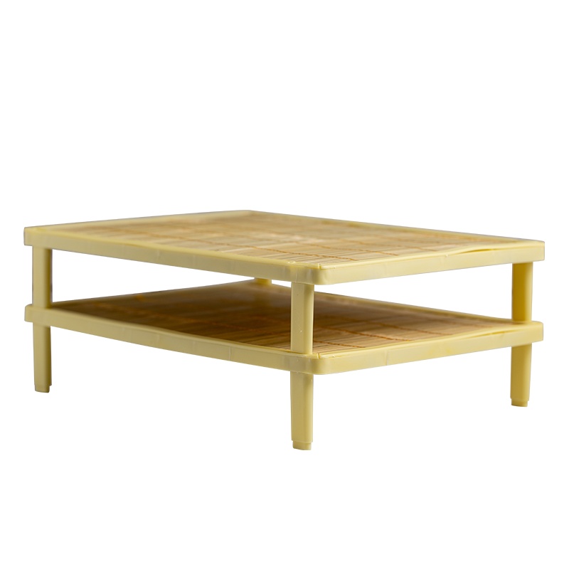 拾画 方形款饺子帘 青竹子可叠加面食帘饺子垫放饺托盘多层水饺盖帘水饺架子 饺子器家用两只装SH-6346