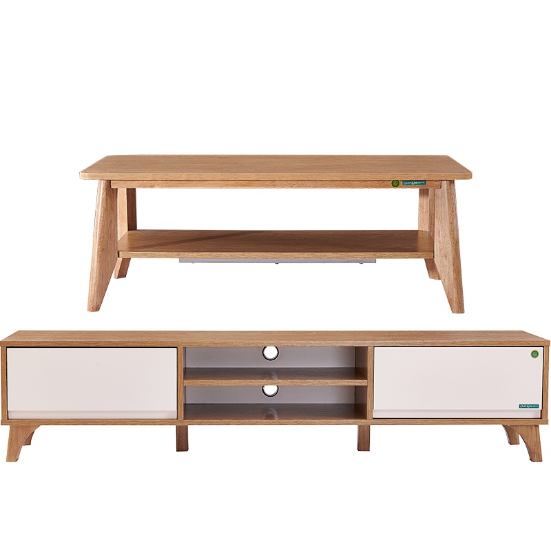 全友家居 现代简约北欧小户型茶几/电视柜 120750