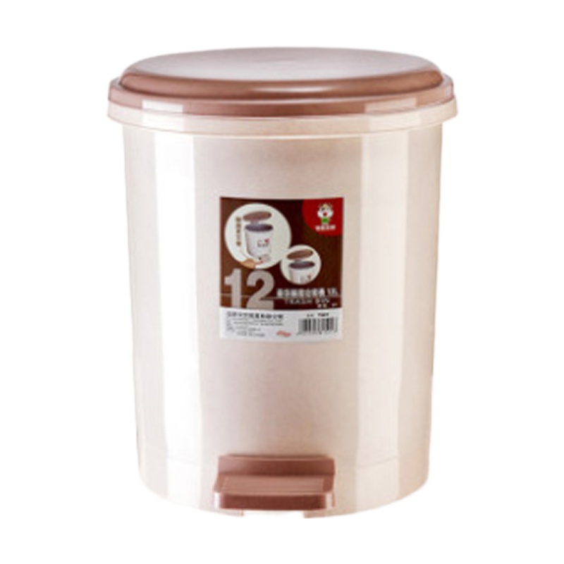 带盖脚踏式垃圾桶