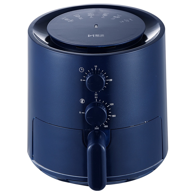 聪米(CONGMI)空气炸锅小型迷你家用1.3L薯条机多功能定时烧烤烘焙无油低脂大功率电炸锅 梵星蓝