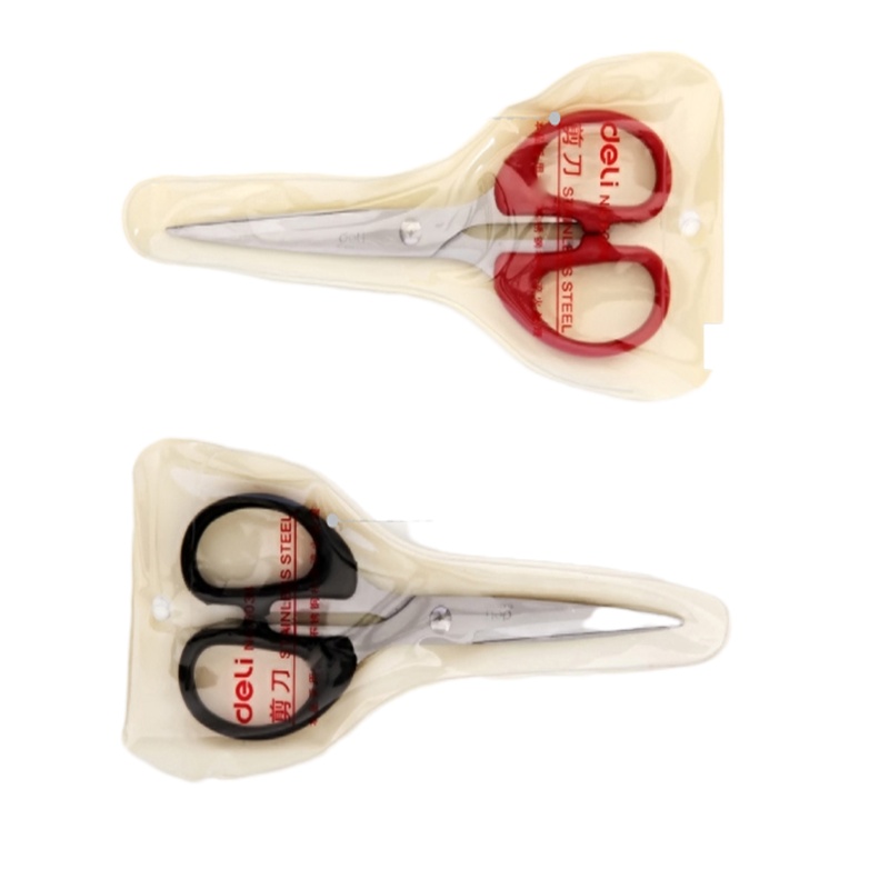 得力 不锈钢剪刀 美工剪刀 办公家用