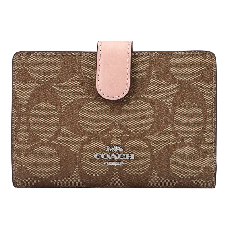 COACH 蔻驰 女士钱包 PVC短款钱包钱夹