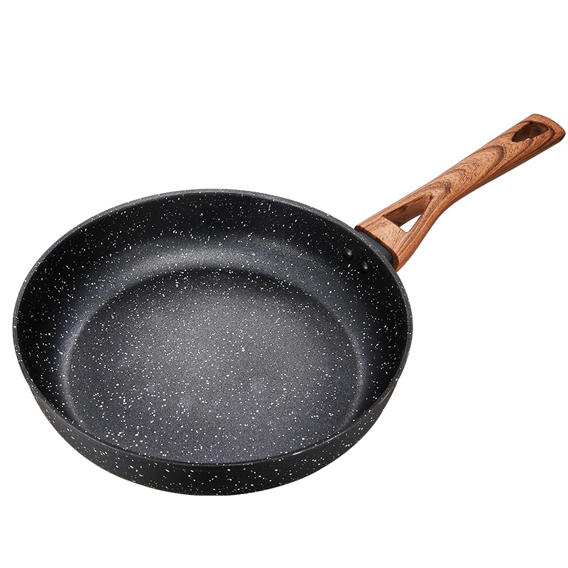 爱仕达（ASD）煎锅 26CM 麦饭石色晶石新不粘煎锅少油少烟 耐刮抗磨 电磁炉通用JL26S7WT