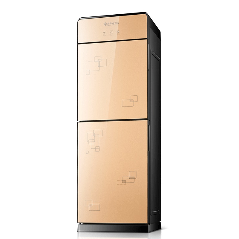 美菱(MELING) 饮水机 MY-L206 家用冷热型 食品级304不锈钢内胆 双门立式柜式饮水机