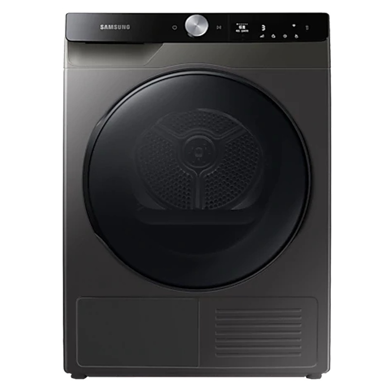 三星(SAMSUNG)DV90T6440LH/SC 9公斤AI智能控制 热泵低温烘干35分钟快速干衣 除菌除皱去味干衣机