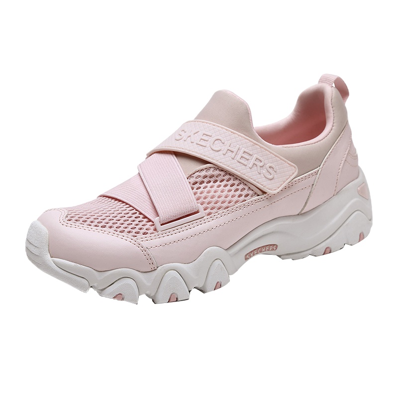 skechers斯凯奇女鞋D'lites熊猫鞋复古休闲老爹鞋66666107