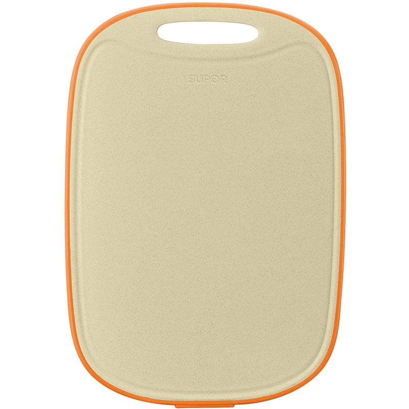 苏泊尔(SUPOR)切菜板银护盾家用擀面板案板和面板抗菌防霉小麦秸秆砧板P402806AB1