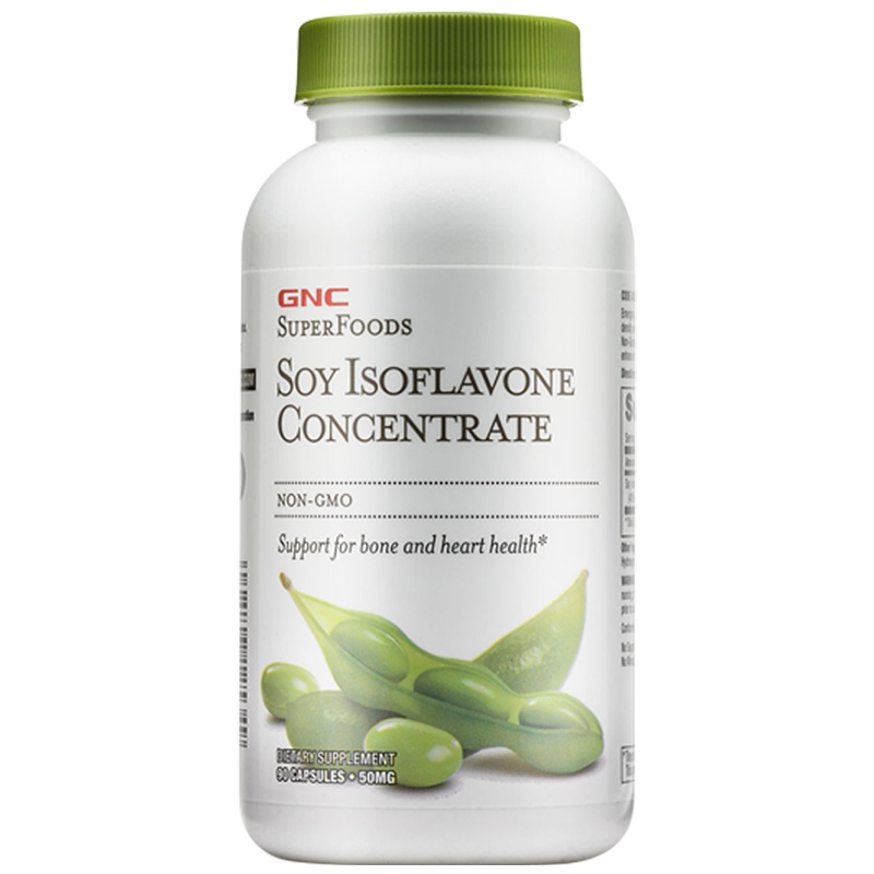 [内分泌调理]GNC 健安喜 浓缩大豆异黄酮胶囊 50毫克 90粒/瓶 美国进口