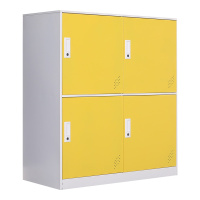 [一鹏]彩色更衣柜幼儿园书包柜商场存包柜学生教室储物柜带锁小柜子档案柜