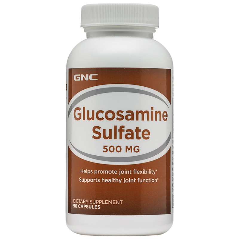[关节骨骼]GNC 健安喜 氨基葡萄糖胶囊 500毫克 90粒/瓶 美国进口 鲨鱼软骨素
