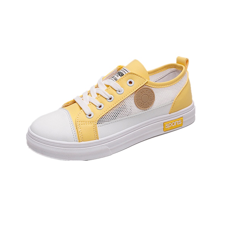 小白鞋女2019新款百搭韩版夏季舒适透气纱运动休闲板鞋