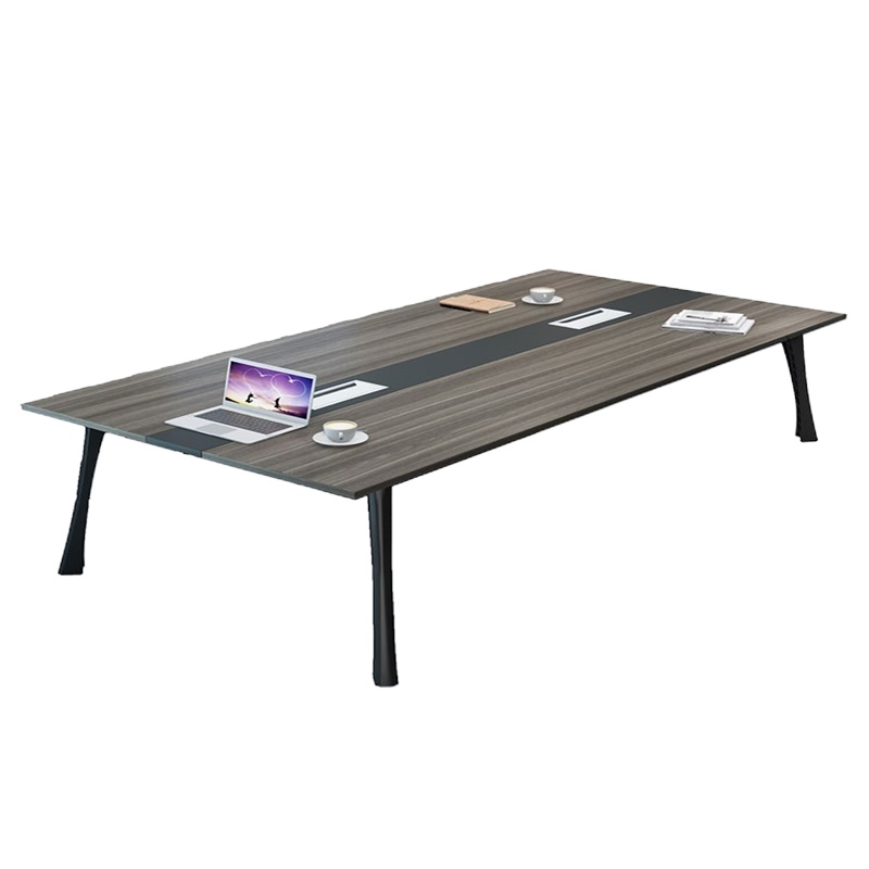洛伊丽 办公家具会议桌长桌简约现代简易办公桌子培训接待洽谈室长条马蹄桌椅组合支持定制